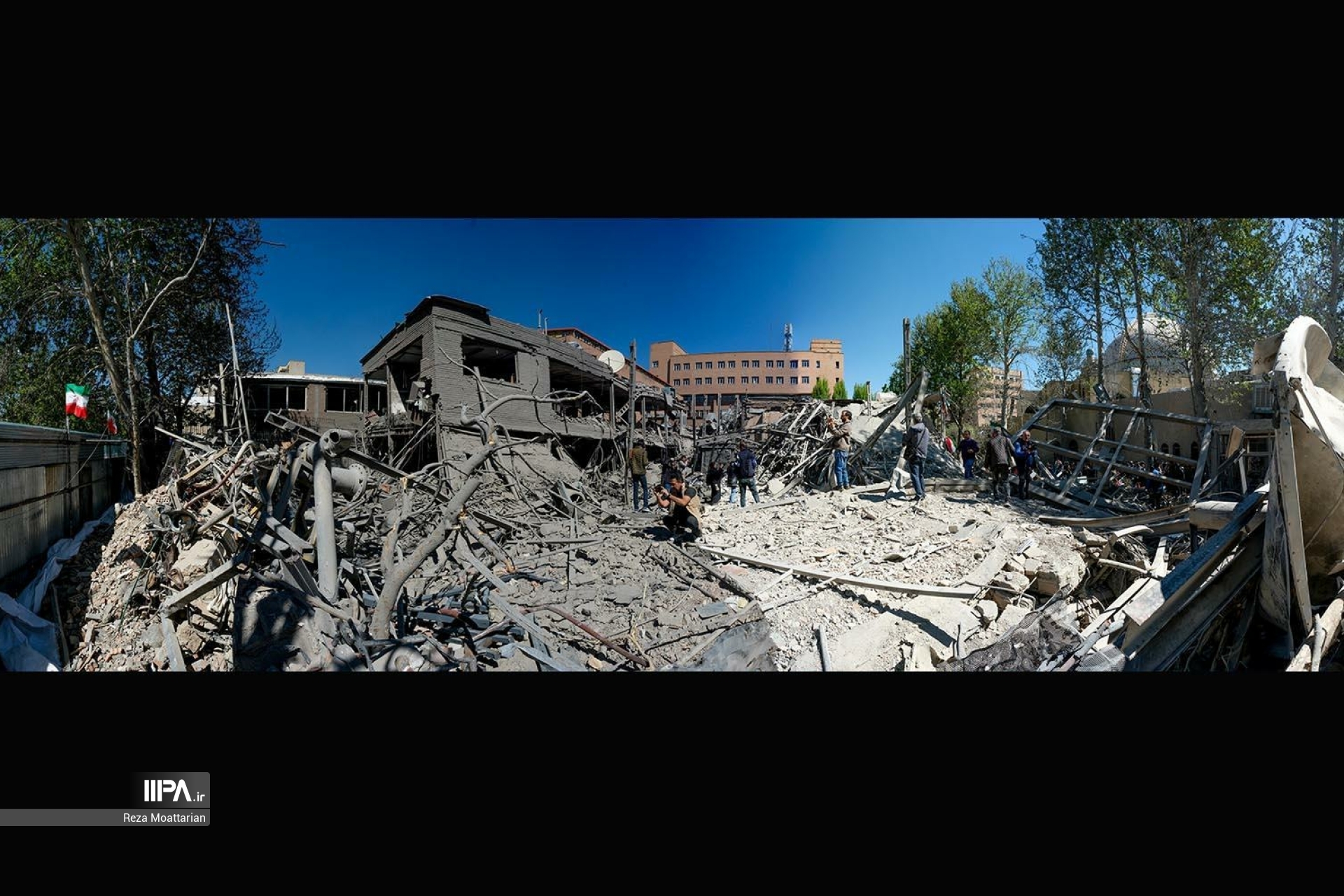 تخریب ساختمان فناوری اطلاعات دانشگاه شریف