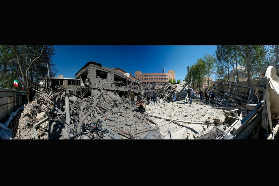 تخریب ساختمان فناوری اطلاعات دانشگاه شریف