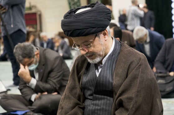 حجت الاسلام سید سعیدرضا عاملی در مراسم تشییع پیکر عماد افروغ