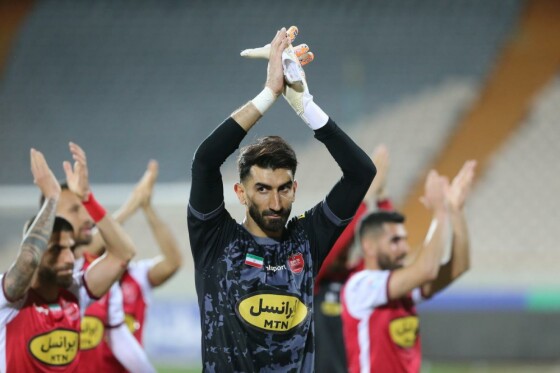 دیدار تیم های پرسپولیس و ملوان بندر انزلی