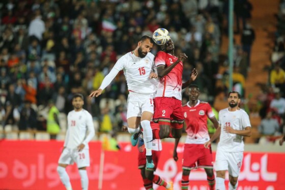 دیدار تیم های ملی فوتبال ایران و کنیا