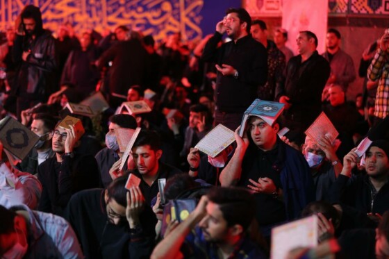 مراسم احیای شب بیست و یکم ماه مبارک رمضان