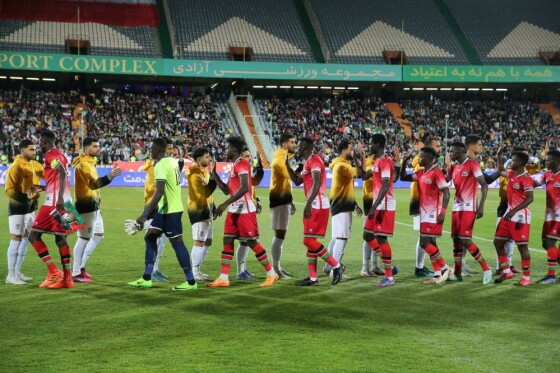 دیدار تیم های ملی فوتبال ایران و کنیا