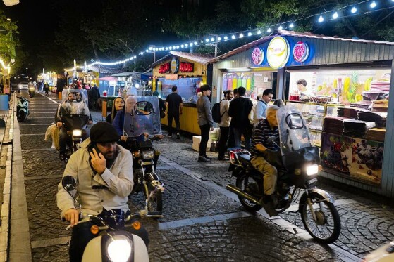 خیابان سی تیر درشب های ماه مبارک رمضان