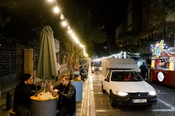 خیابان سی تیر درشب های ماه مبارک رمضان