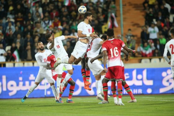 دیدار تیم های ملی فوتبال ایران و کنیا