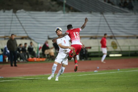 دیدار تیم های ملی فوتبال ایران و کنیا