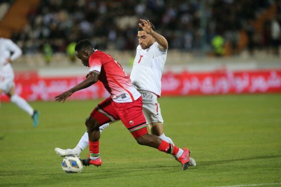 دیدار تیم های ملی فوتبال ایران و کنیا