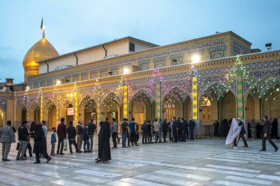 مراسم افطاری در حرم مطهر حضرت عبدالعظیم حسنی(ع)