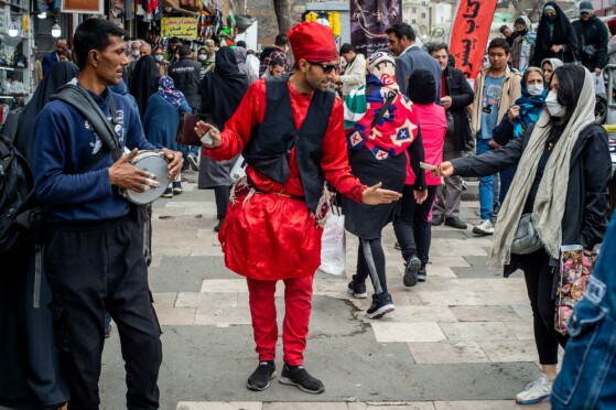 بازار تجریش در آستانه نوروز۱۰۴۲