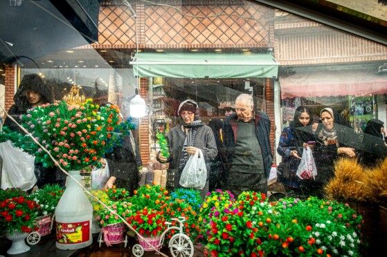 بازار تجریش در آستانه نوروز۱۰۴۲