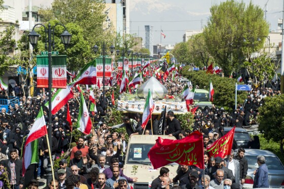 تشییع پیکر شهدای حرم