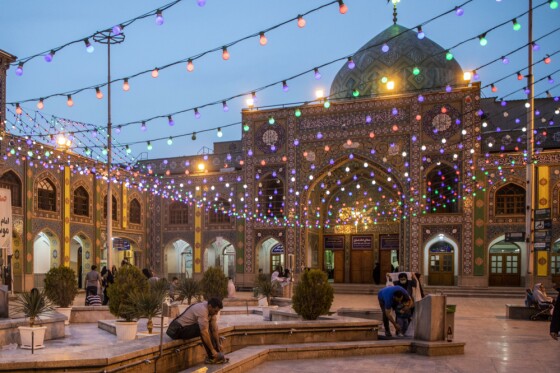 مراسم افطاری در حرم مطهر حضرت عبدالعظیم حسنی(ع)