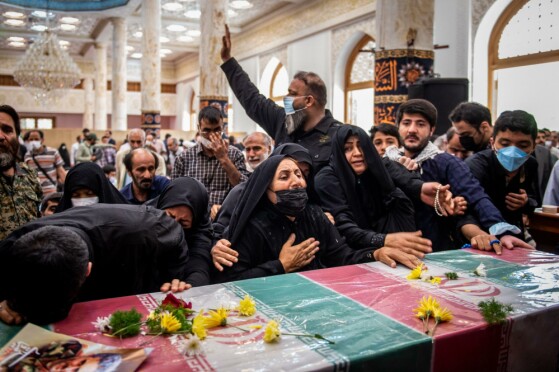 مراسم تشییع شهید صیاد خدایی