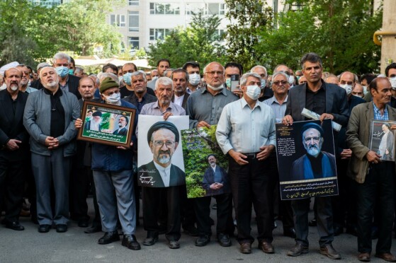 مراسم تشییع پیکر حجت‌الاسلام سید محمود دعایی