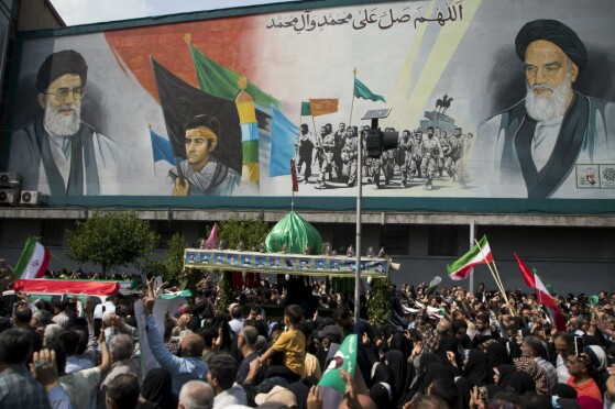 تشییع پیکر شهید جانی بت اوشانا