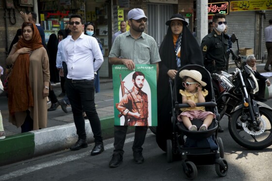 تشییع پیکر شهید جانی بت اوشانا