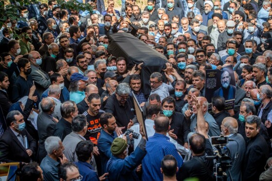 مراسم تشییع پیکر حجت‌الاسلام سید محمود دعایی