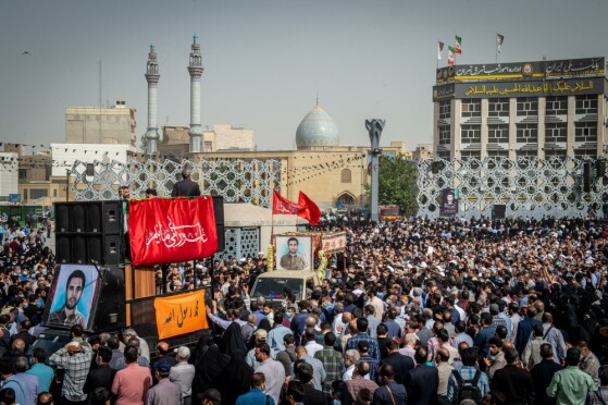 مراسم تشییع شهید صیاد خدایی