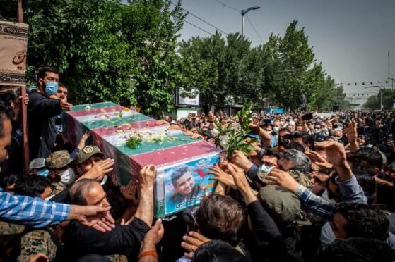 مراسم تشییع شهید صیاد خدایی