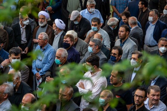 مراسم تشییع پیکر حجت‌الاسلام سید محمود دعایی