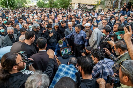 مراسم تشییع پیکر حجت‌الاسلام سید محمود دعایی