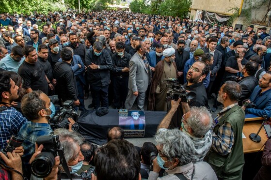 مراسم تشییع پیکر حجت‌الاسلام سید محمود دعایی