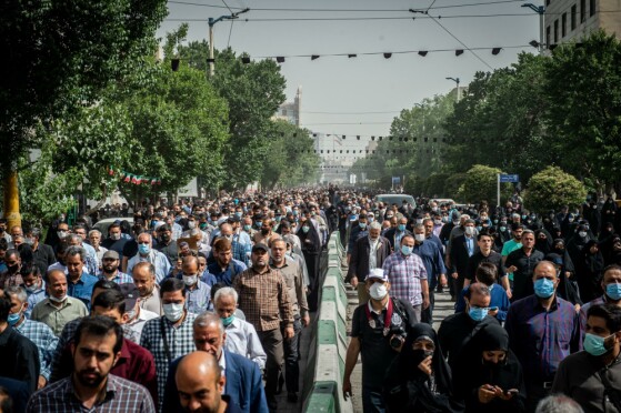 مراسم تشییع شهید صیاد خدایی