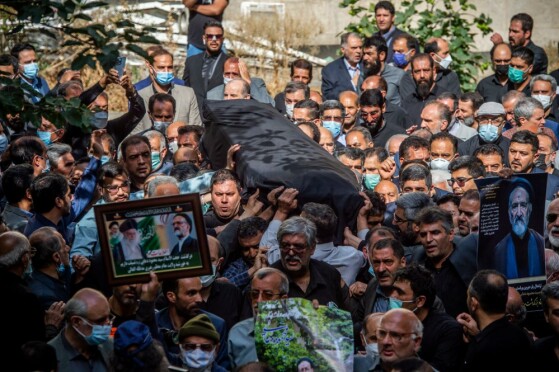 مراسم تشییع پیکر حجت‌الاسلام سید محمود دعایی