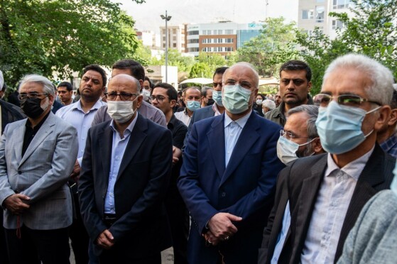 مراسم تشییع پیکر حجت‌الاسلام سید محمود دعایی