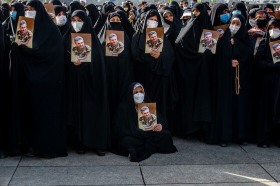 مراسم تشییع شهید صیاد خدایی