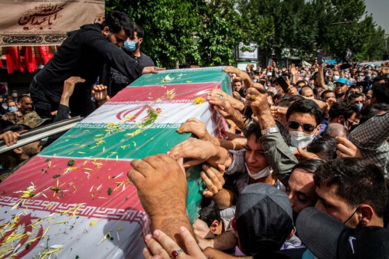 مراسم تشییع شهید صیاد خدایی