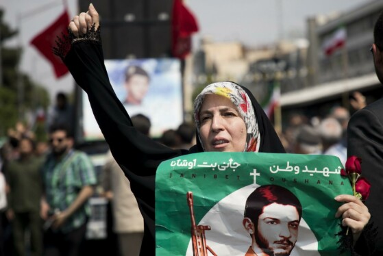 تشییع پیکر شهید جانی بت اوشانا