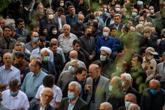 مراسم تشییع پیکر حجت‌الاسلام سید محمود دعایی