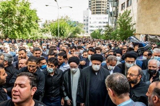 مراسم تشییع پیکر حجت‌الاسلام سید محمود دعایی