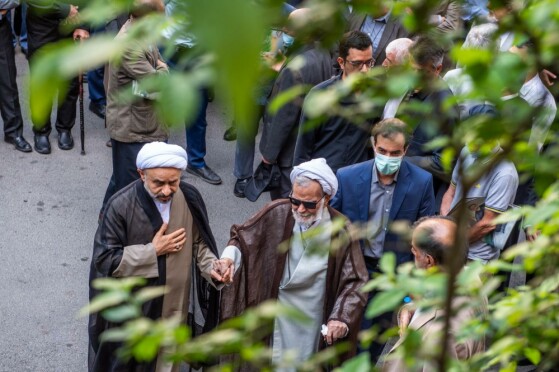 مراسم تشییع پیکر حجت‌الاسلام سید محمود دعایی