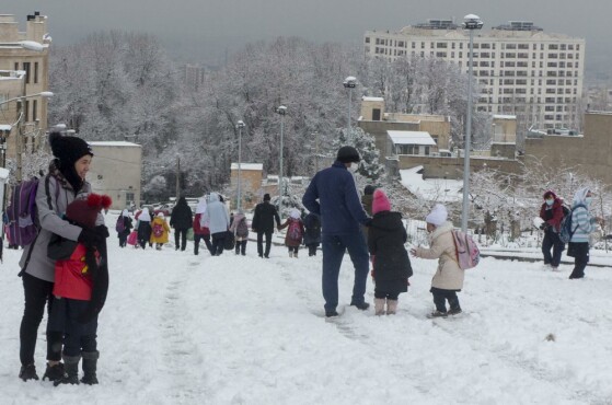 بارش اولین برف زمستانی در تهران