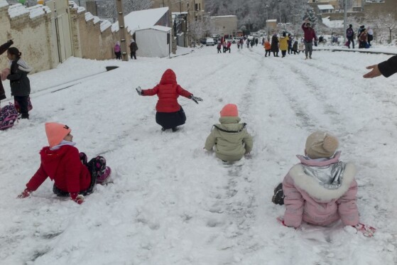 بارش اولین برف زمستانی در تهران