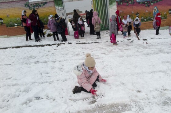 بارش اولین برف زمستانی در تهران