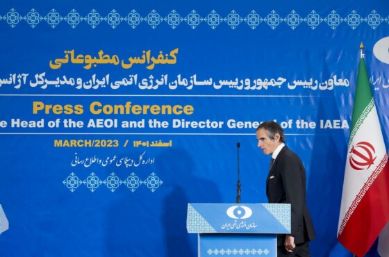 کنفرانس مطبوعاتی رئیس سازمان انرژی اتمی و مدیرکل آژانس بین المللی انرژی اتمی