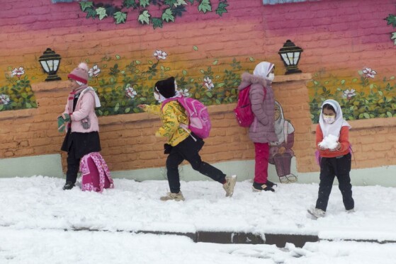 بارش اولین برف زمستانی در تهران