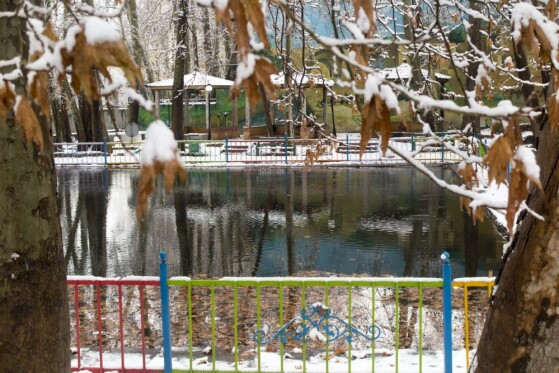 بارش اولین برف زمستانی در تهران