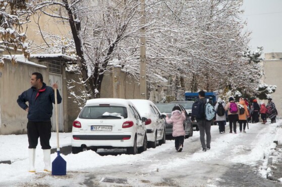بارش اولین برف زمستانی در تهران