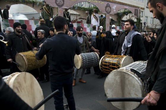 تشییع پیکر ۲۰۰ شهید گمنام دفاع مقدس در تهران