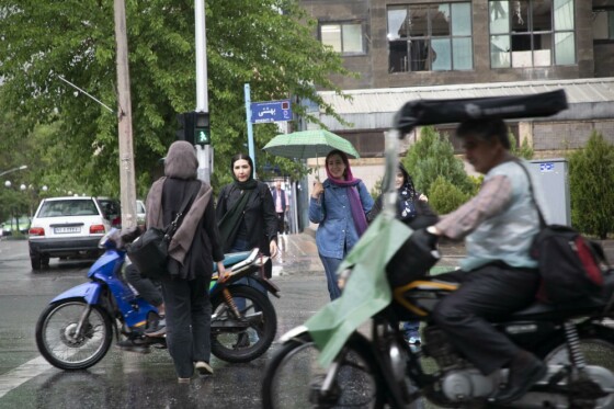 باران بهاری در تهران