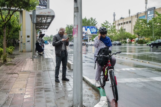 باران بهاری در تهران