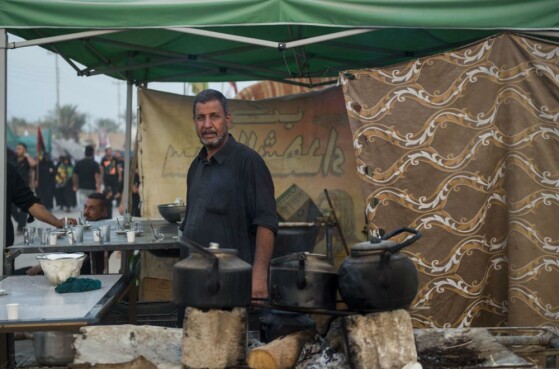 میزبانی از زائرین اربعین در مسیرهای منتهی به کربلا