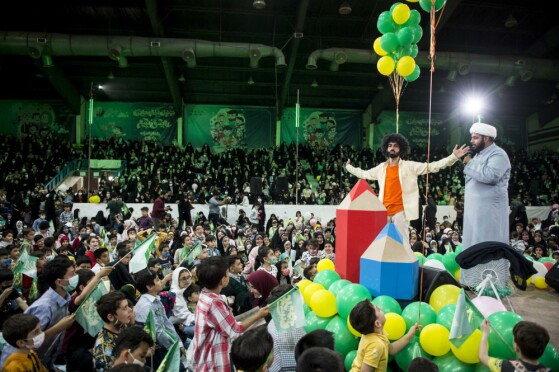 جشن پویش «عزیزم حسین» در ورزشگاه شیرودی