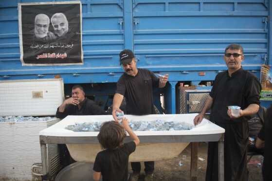 میزبانی از زائرین اربعین در مسیرهای منتهی به کربلا