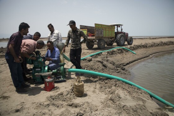 لایروبی خلیج گرگان